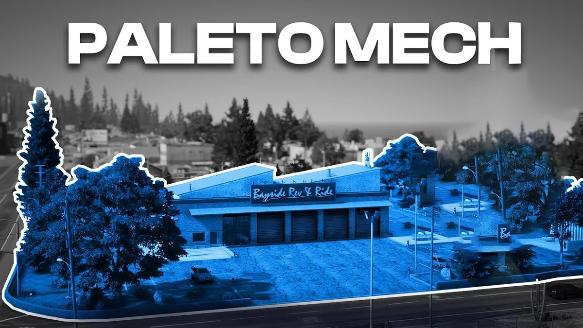Paleto Bay Mechanic – Bayside Rew & Ride MLO | Fully Open Source FiveM Mapping